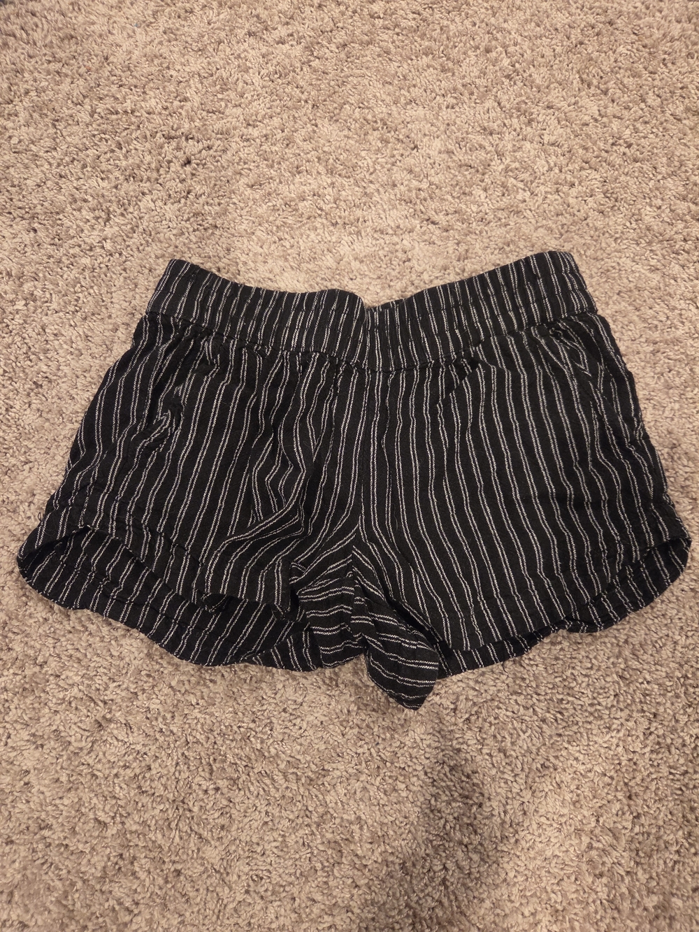 Maurices Black Striped Shorts